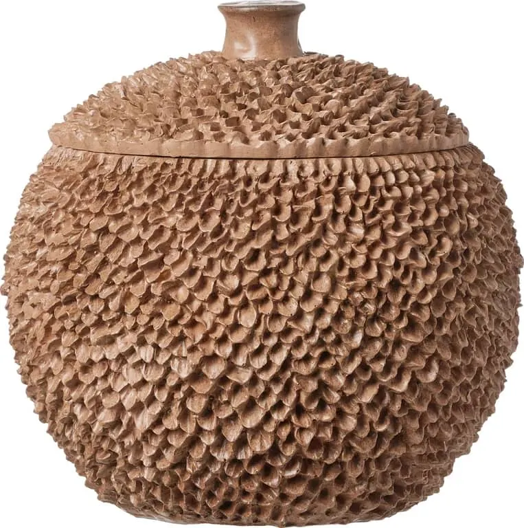 Moline krukke Polyresin D26x25cm Beige