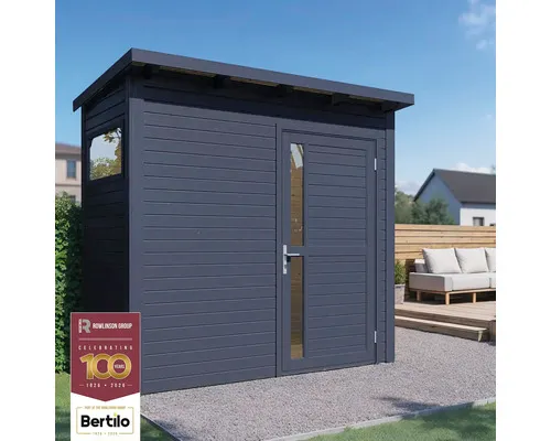 Zahradní domek Bertilo Pentus 1 včetně podlahy 234x115 cm antracit