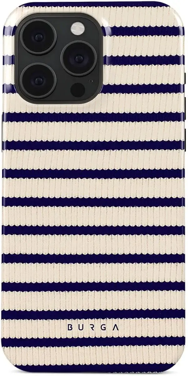 BURGA Unisex Phone Case for iPhone 15 Pro Max – Dual-Layer Hybrid Design with Shock-Absorbing TPU & Durable Exterior, Scratch-Resistant Finish and Raised Bezel Edge for Screen Protection & Daily Use
