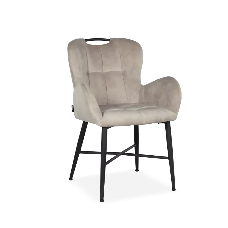 Armstoel Quint - Velvet Adore Oyster (showmodel)