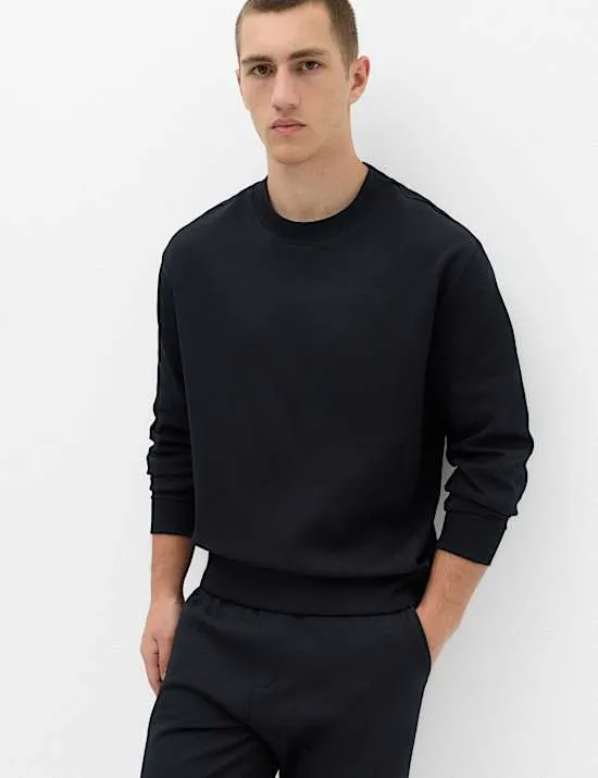 Ultimate Sweatshirt mit rundem Ausschnitt und hohem Baumwollanteil