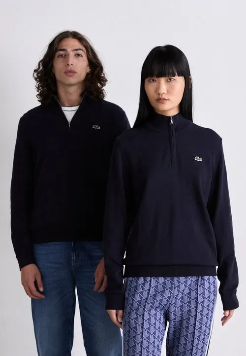 Strikkegenser - navy blue