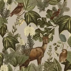 Tapet Together 10x0,53 m Oh Deer Beige Non-woven