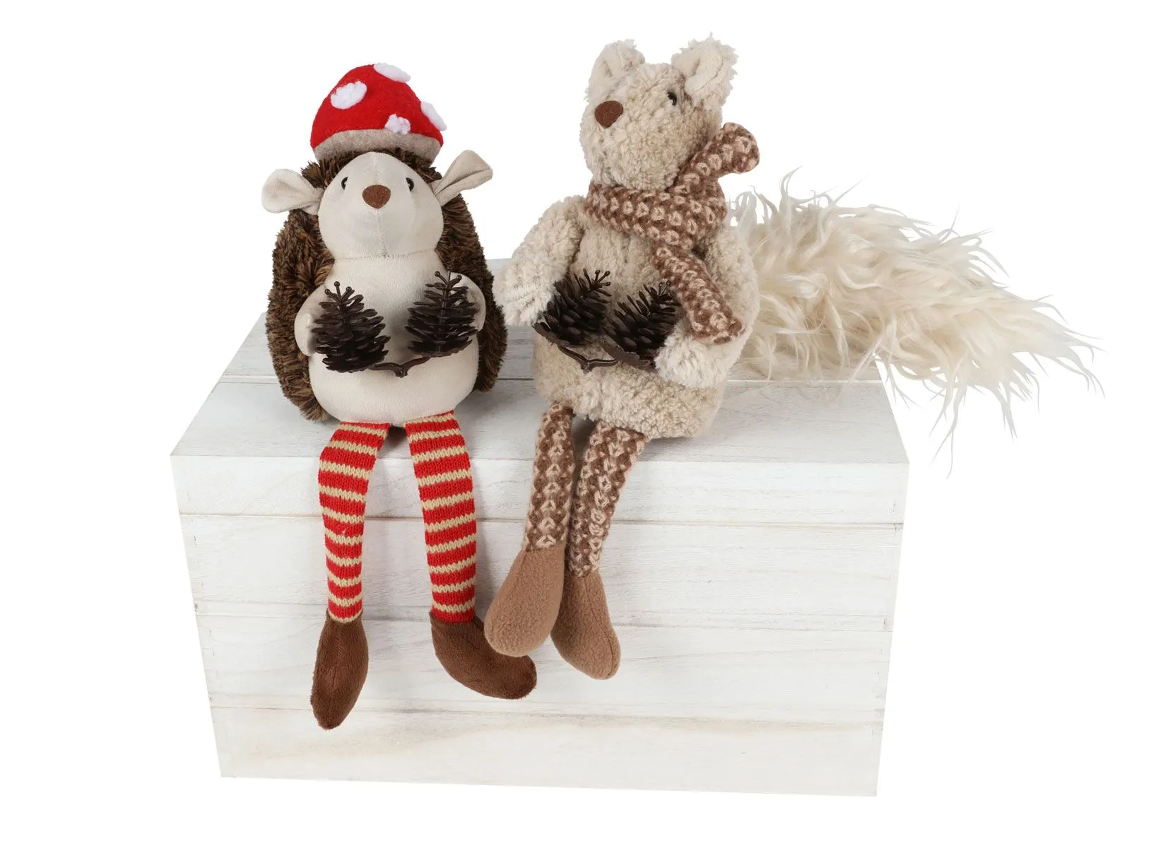 Kantenhocker Igel oder Eichhörnchen 36cm