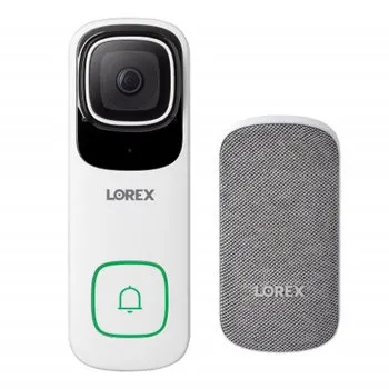 Lorex 4K Wired Video Doorbell with Wi-Fi Chimebox