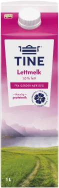 Lettmelk 1,0%