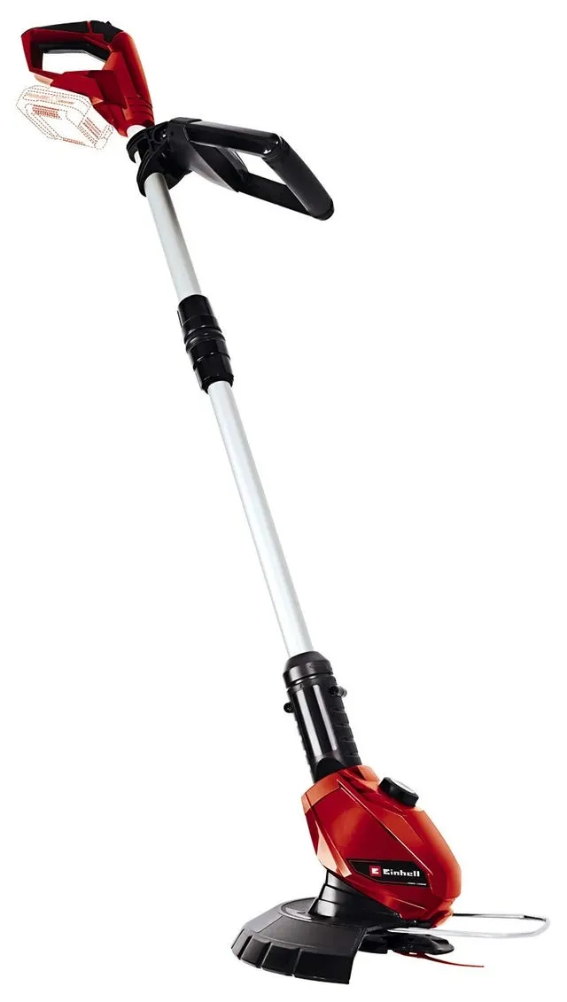 Einhell Tagliabordi a batteria GE-CT 18 Li - Solo Power X-Change (18V, giri min. lama 8500, taglio 24 cm, telescopico, incl. 20 lame in plastica, senz