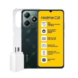 Celular Realme C61 Green 8/256gb 6.74"