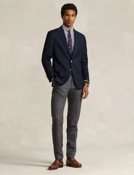 Polo Modern Fit Gabardine Blazer Navy