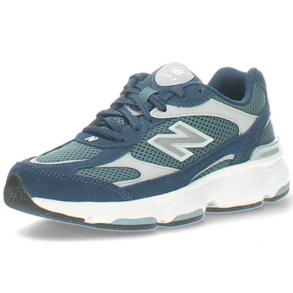 blauwe sneaker