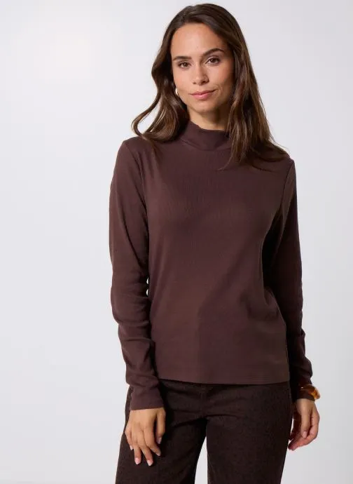 T-shirts met lange mouwen TIROLI2 dames bruin