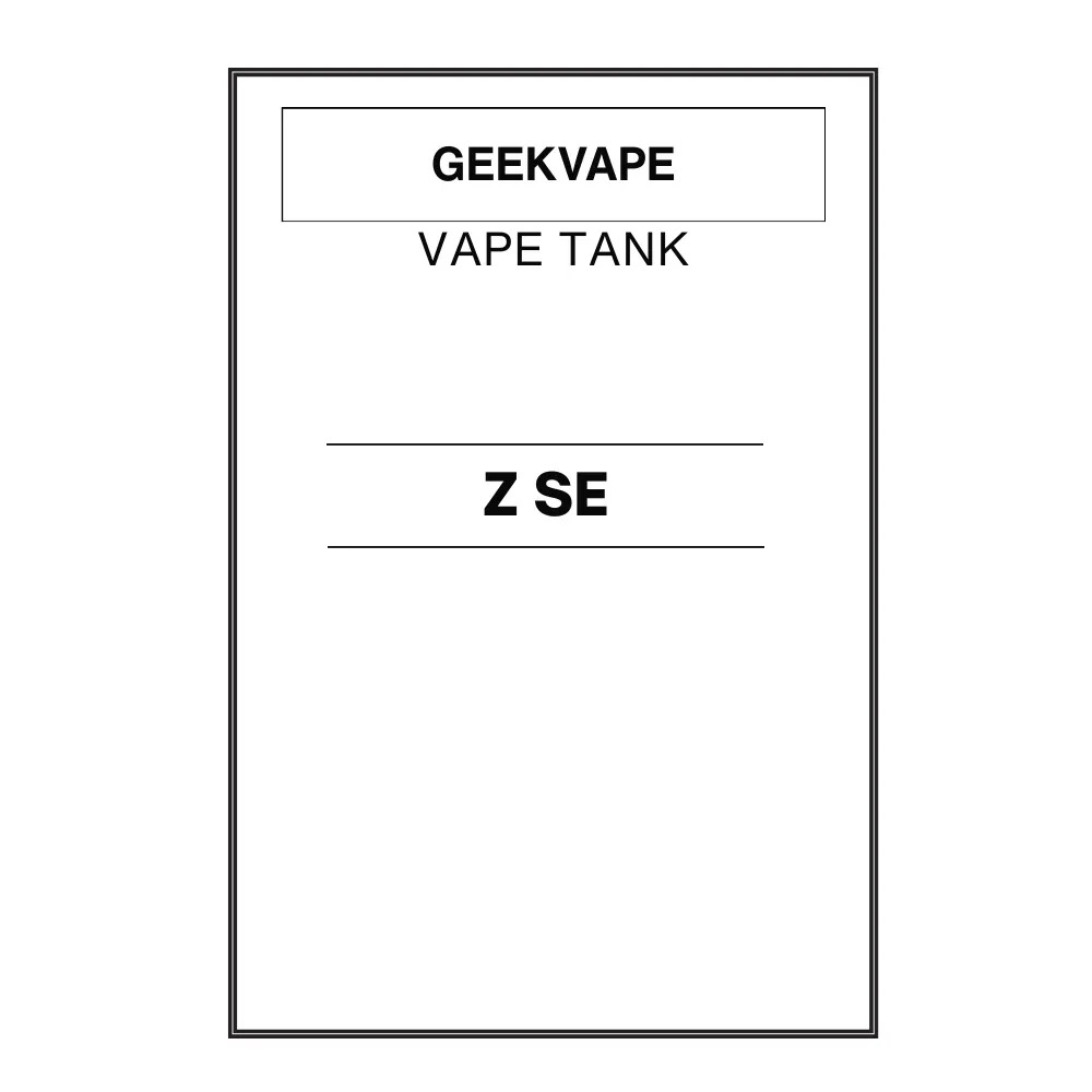 Geekvape Z Subohm SE Tank