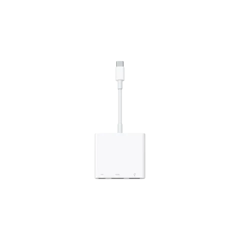 Apple adaptér USB-C víceportový digitální bílá