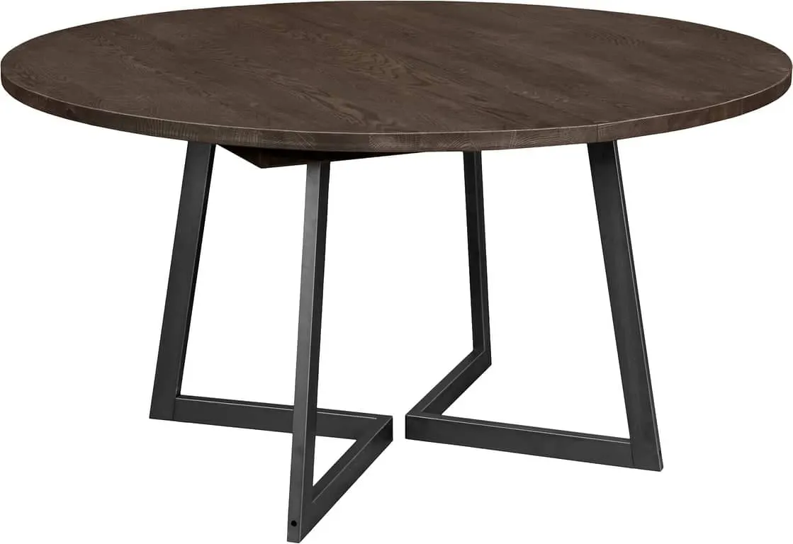 Boston spisebord rundt Ø 140 cm heltre eik mocca