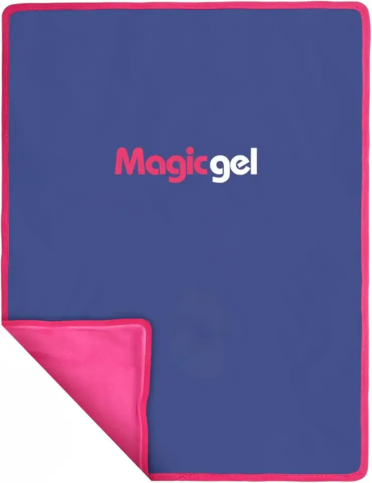Magic Gel Ice Packs for Injuries Reusable (15" x 11") - Large Ice Pack - Flexible Cold Cooling Pad - Gel Pack for Shoulder, Back, Hip, Knee, Leg, Lower Back