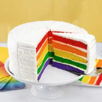 David's Cookies 10" Rainbow Cake (12 Servings)