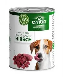 arriba mit Hirsch für Hunde 6 x 800 g
