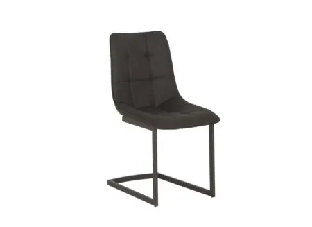 Stoel Cloud 46,5x57x86cm - microvezel - zwart