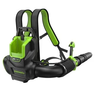 Greenworks 80V 800CFM Backpack Blower Only and Leaf Tarp