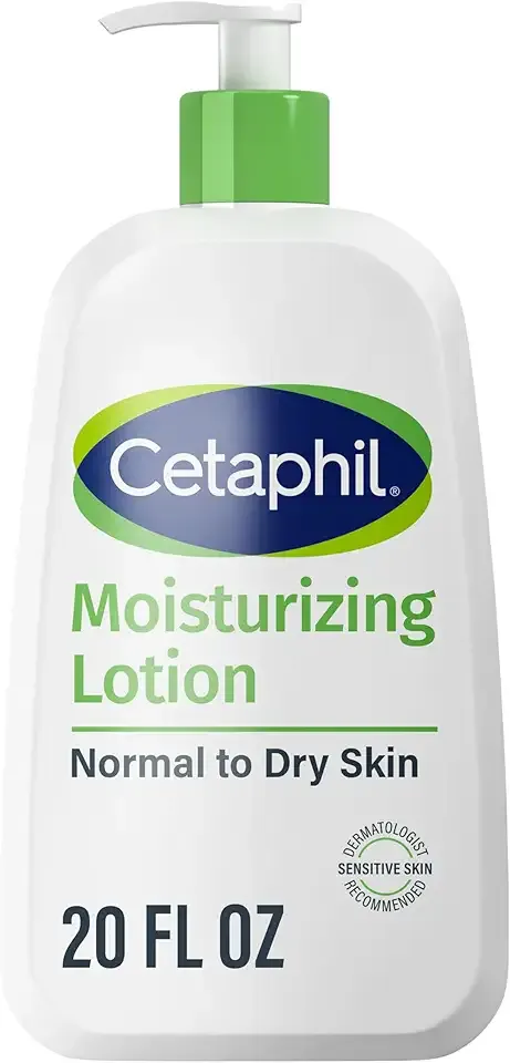 Cetaphil Face & Body Moisturizer, Hydrating Moisturizing Lotion for All Skin Types, Suitable for Sensitive Skin, NEW 20 oz, Fragrance Free, Hypoallergenic, Non-Comedogenic