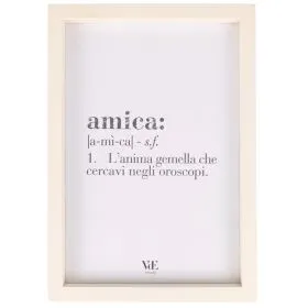 Quadro decorativo con cornice 21x33 cm, Victionary Amica