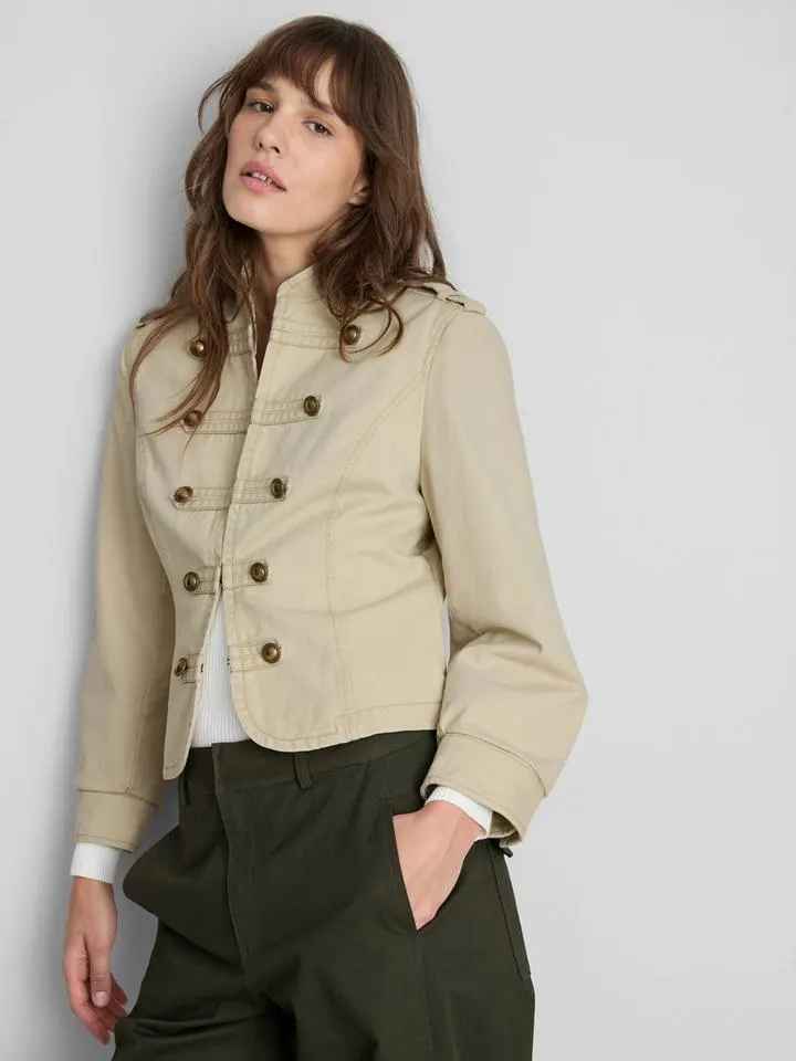 Veste militaire courte en coton