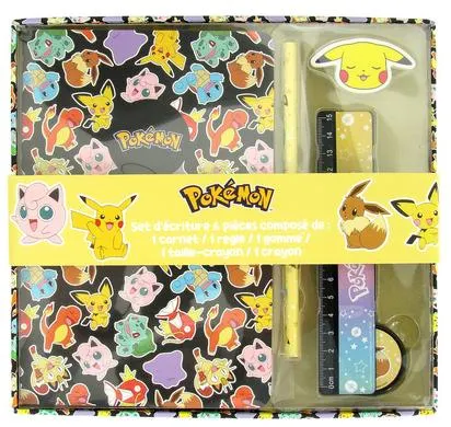 POKEMON - SET PAPETERIE DE 6 PIECES