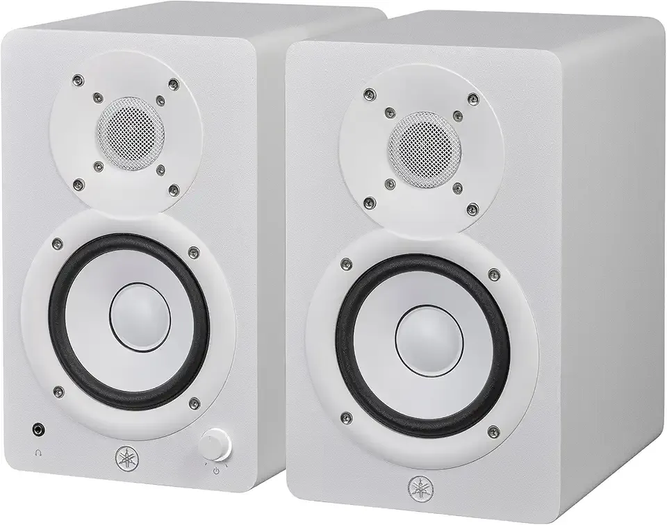 Yamaha HS4 Powered Studio Monitor in White, Pair (HS4 W)