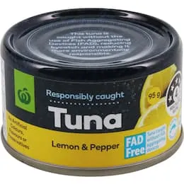 Woolworths Tuna Lemon & Pepper 95g