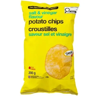 Salt and Vinegar Flavour Potato Chips