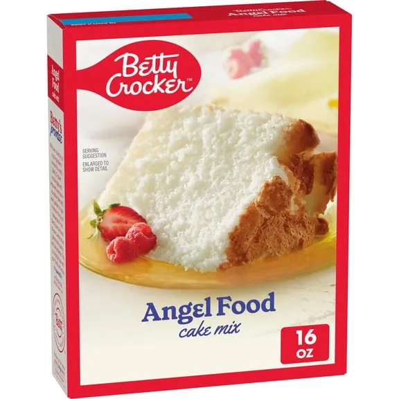 Betty Crocker Angel Food Cake Mix, Just Add Water, 16 oz