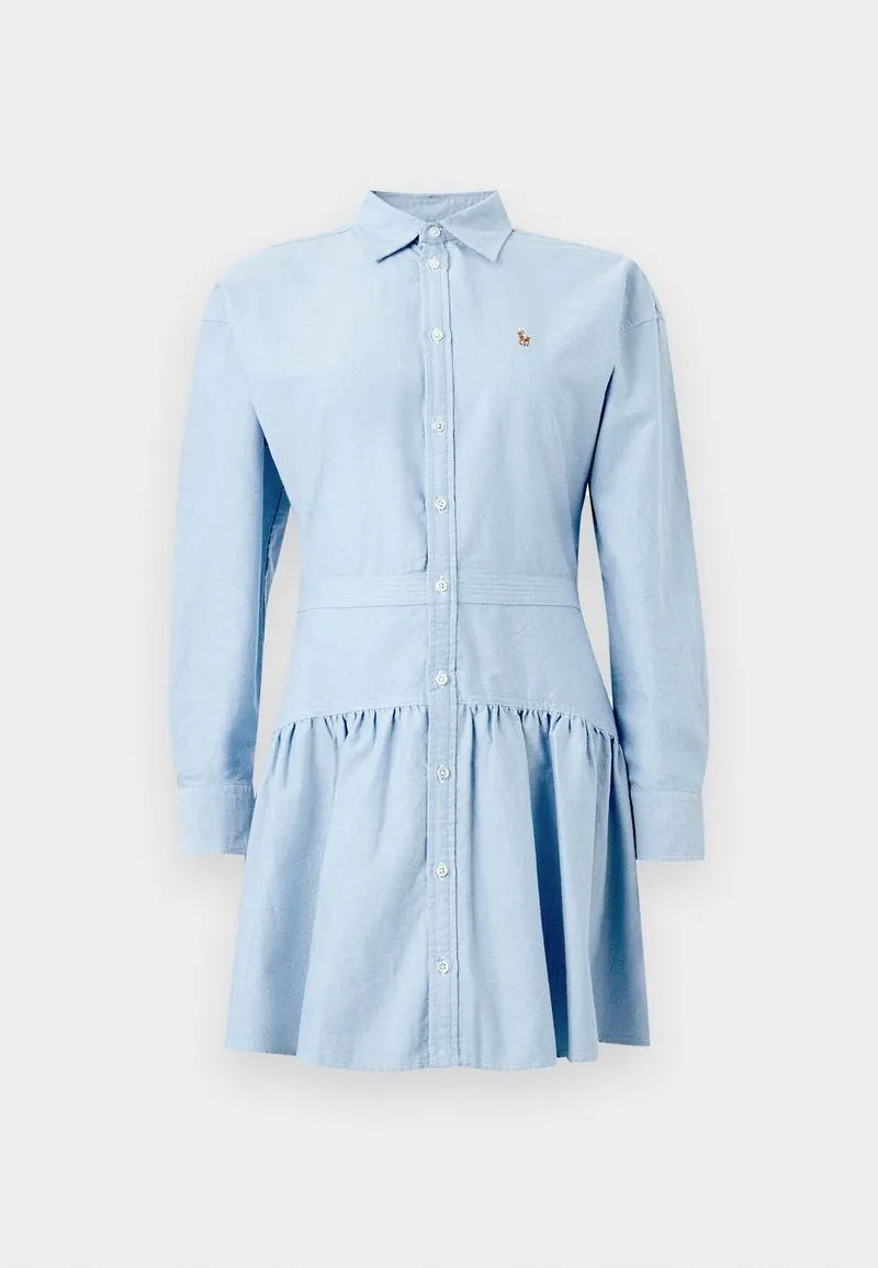 POLO RALPH LAUREN Skjortekjole - blue