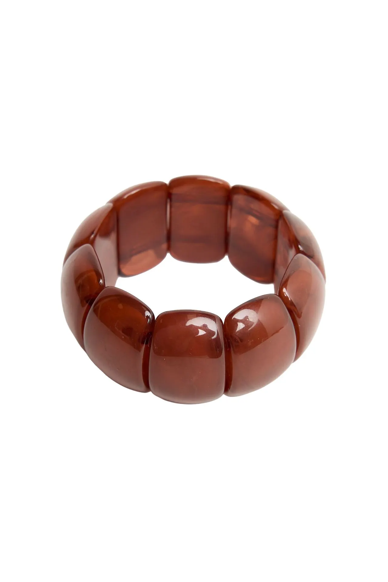 Bruine kralen armband