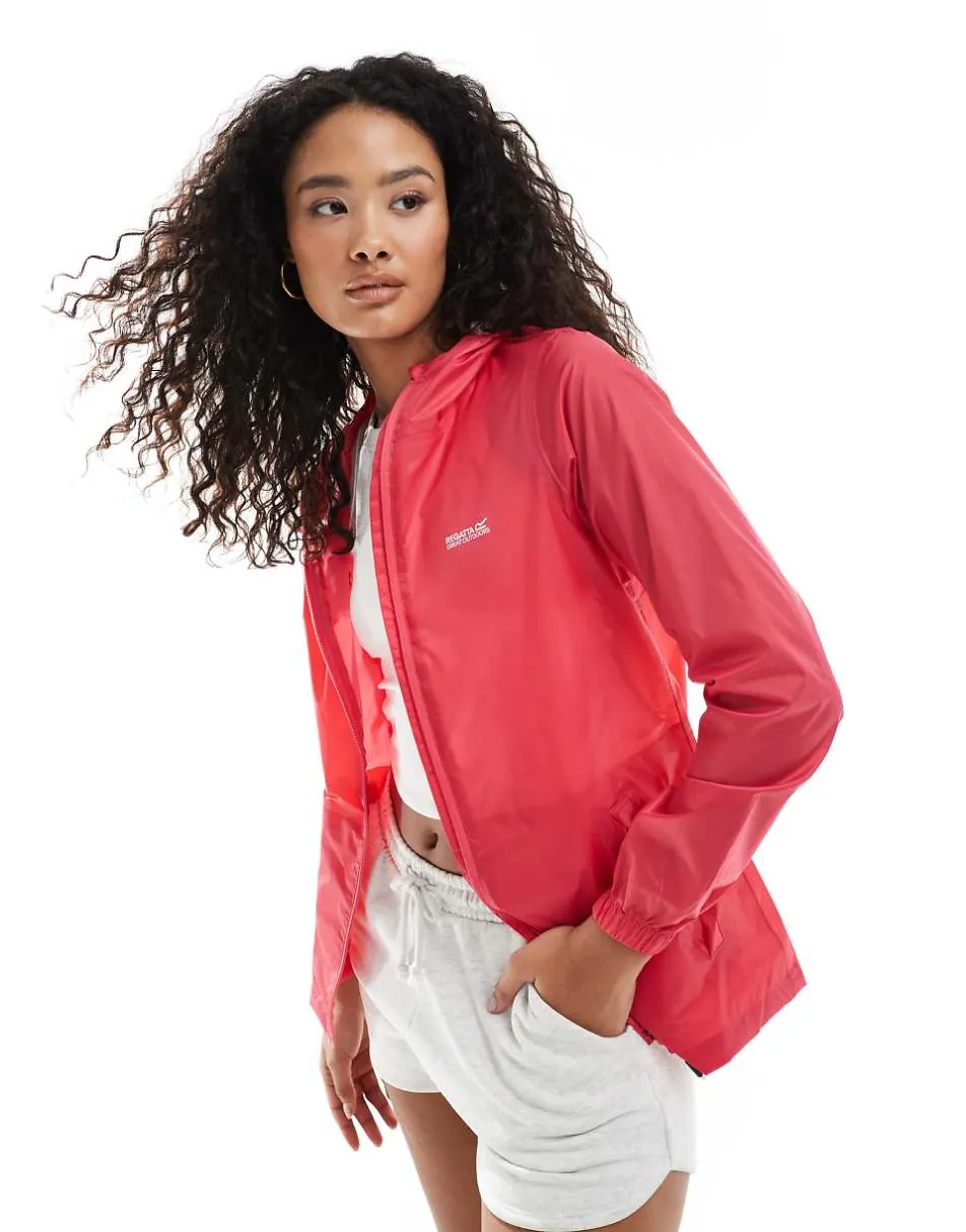 Regatta Women's Pack-It III Waterproof Rainwear Jacket in Pink