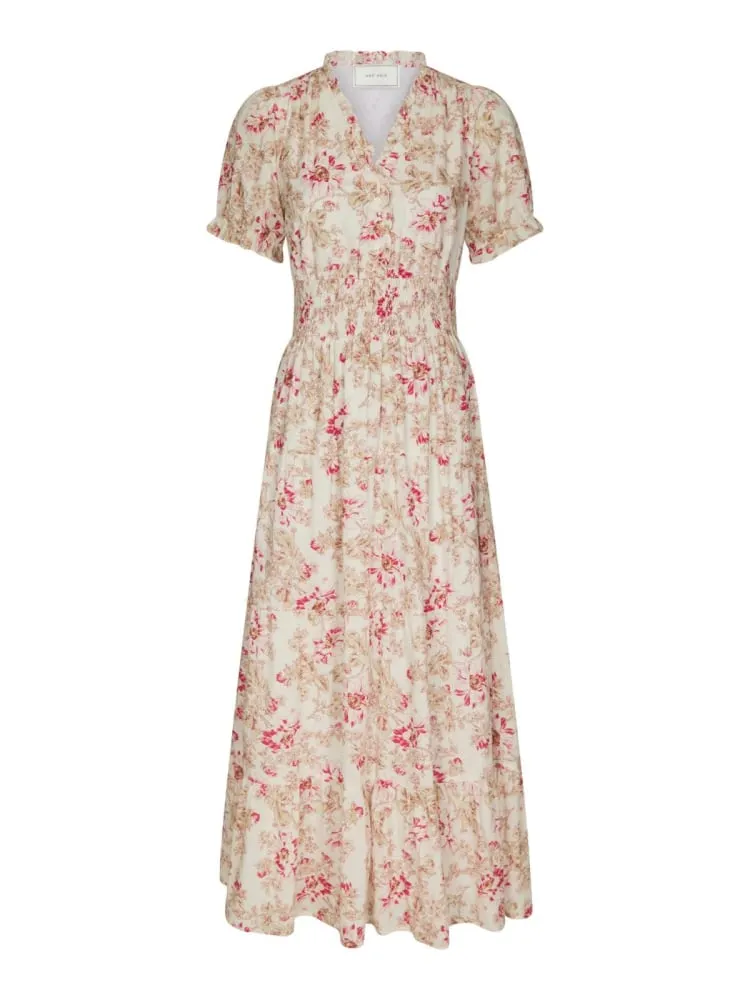 Kanza Flower Rose Dress ROSE