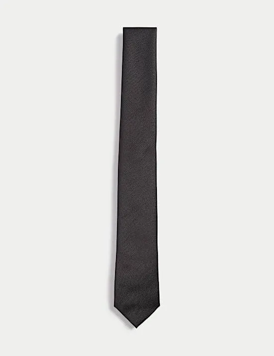 Machine Washable Skinny Plain Tie