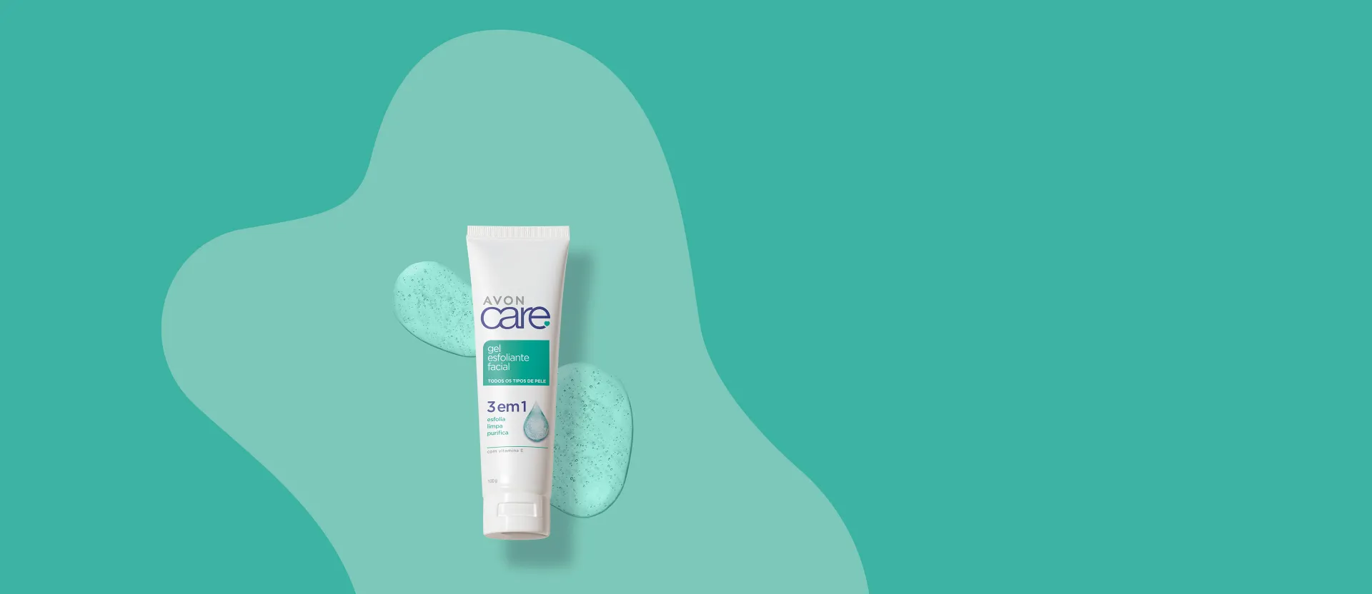 Avon Care Gel Esfoliante Facial 3 em 1
