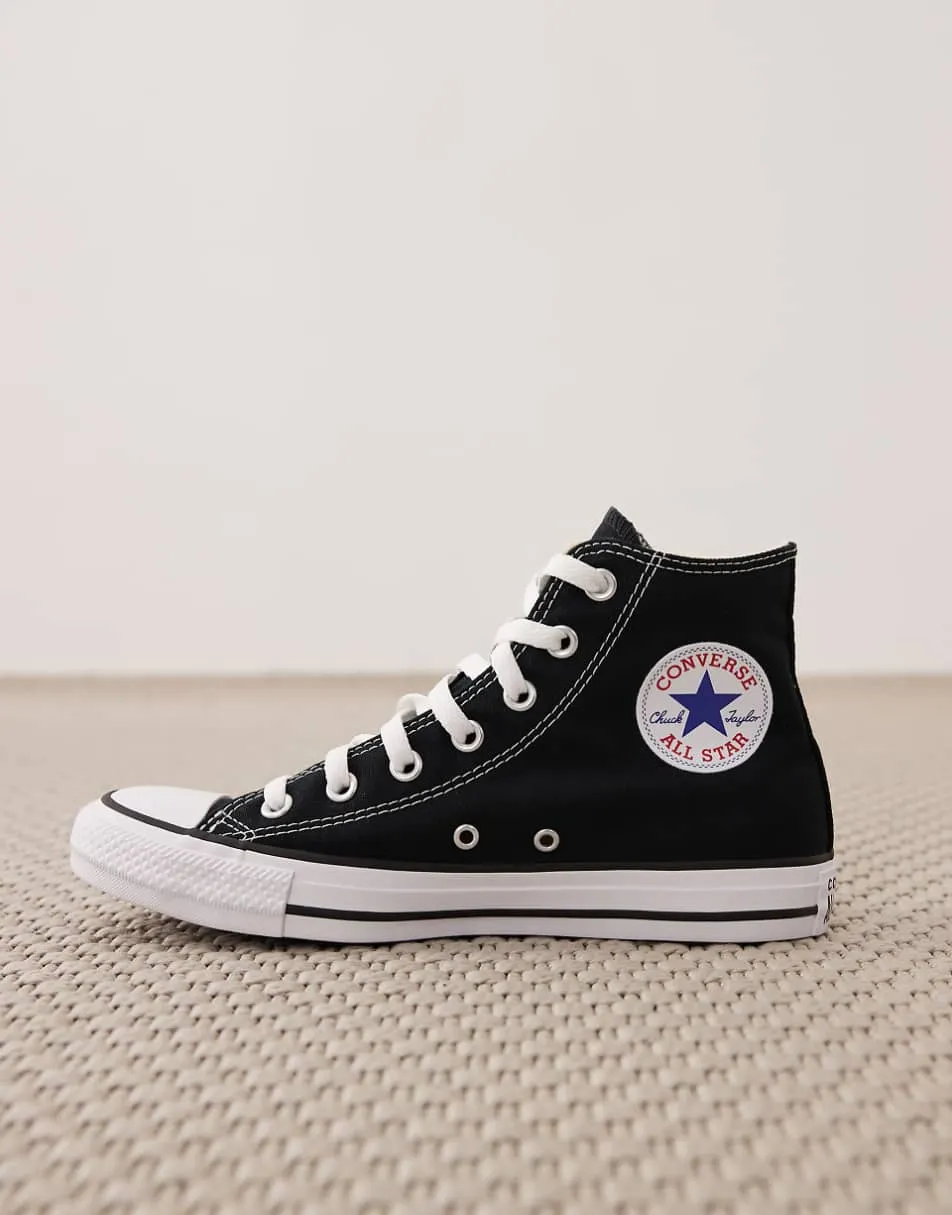 Converse Chuck Taylor All Star Hi unisex trainers in black