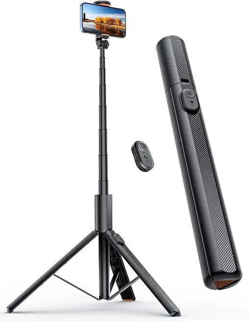 71" Phone Tripod, NT79 Extendable Selfie Stick with 1/4" Camera Mount for Cell Phone&Camera, Phone Tripod Stand Holder with Remote Compatible with iPhone Android, Camera