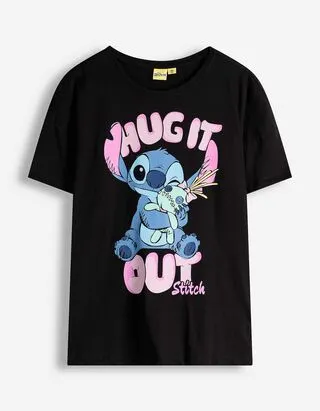 T-shirt - Lilo e Stitch - nero