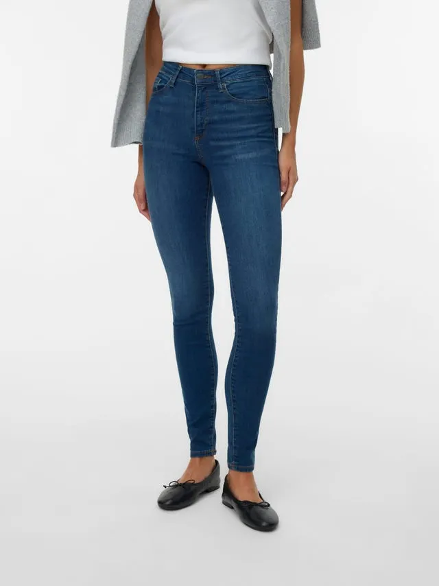 VMSOPHIA Høyt snitt Skinny Fit Jeans
