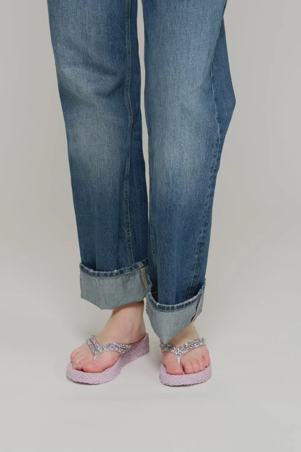 Platform Flip-flops Glitrende Steiner