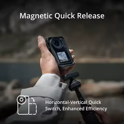 Open Box-DJI Osmo Action 4 Standard Combo Waterproof Action Camera 1/1.3" Sensor 4K/120fps Video Low-Light Imaging 10-bit D-Log M Vlogging Camera