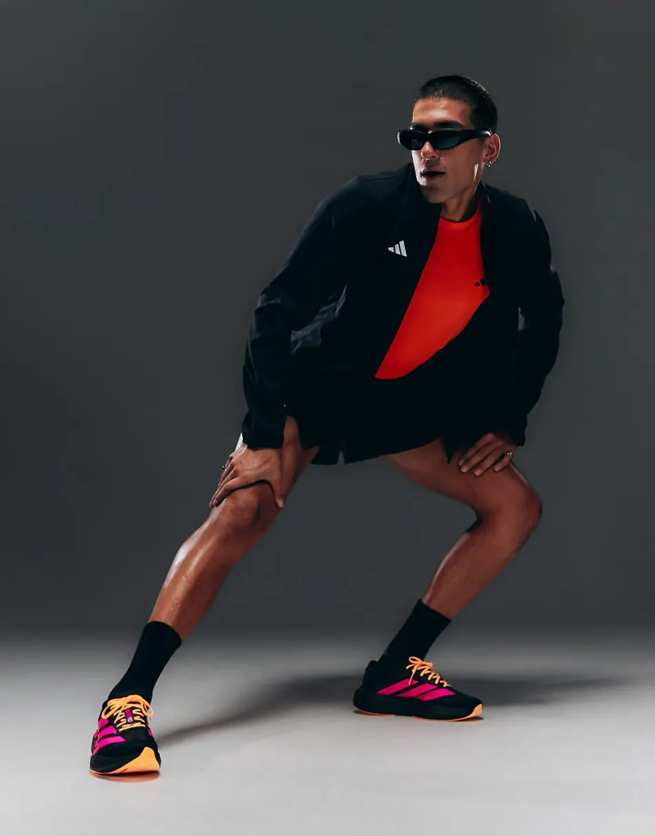 adidas Running Adizero jacket in black