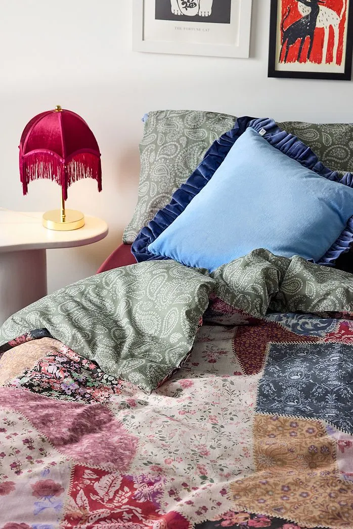 Set Copripiumino Reversibile Patchwork Agatha