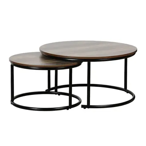 Mesa de centro Tallin Madera 77x77x40 cm