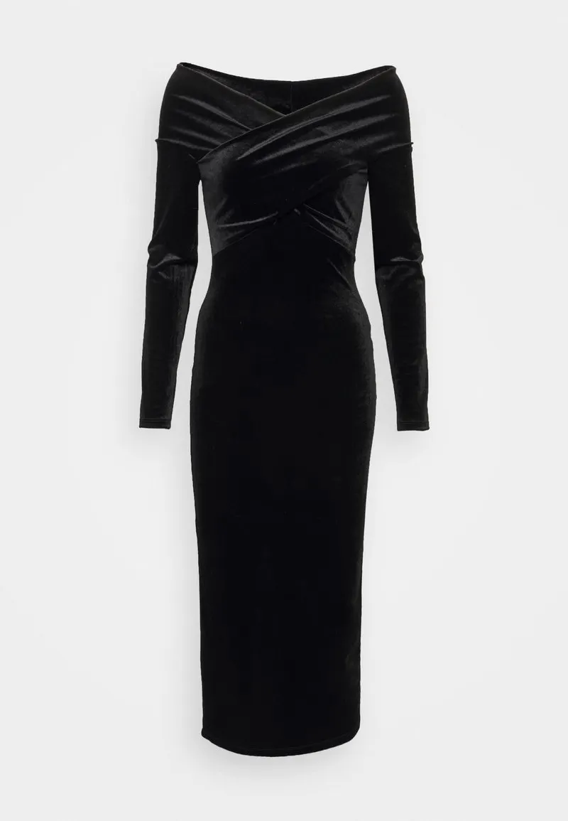 DELTA DRESS - Cocktailkjole - black