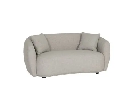 Zetel Aegea 2-zit - stof - lichtgrijs