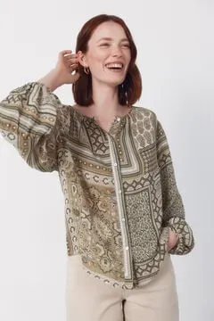 Blusa estampada