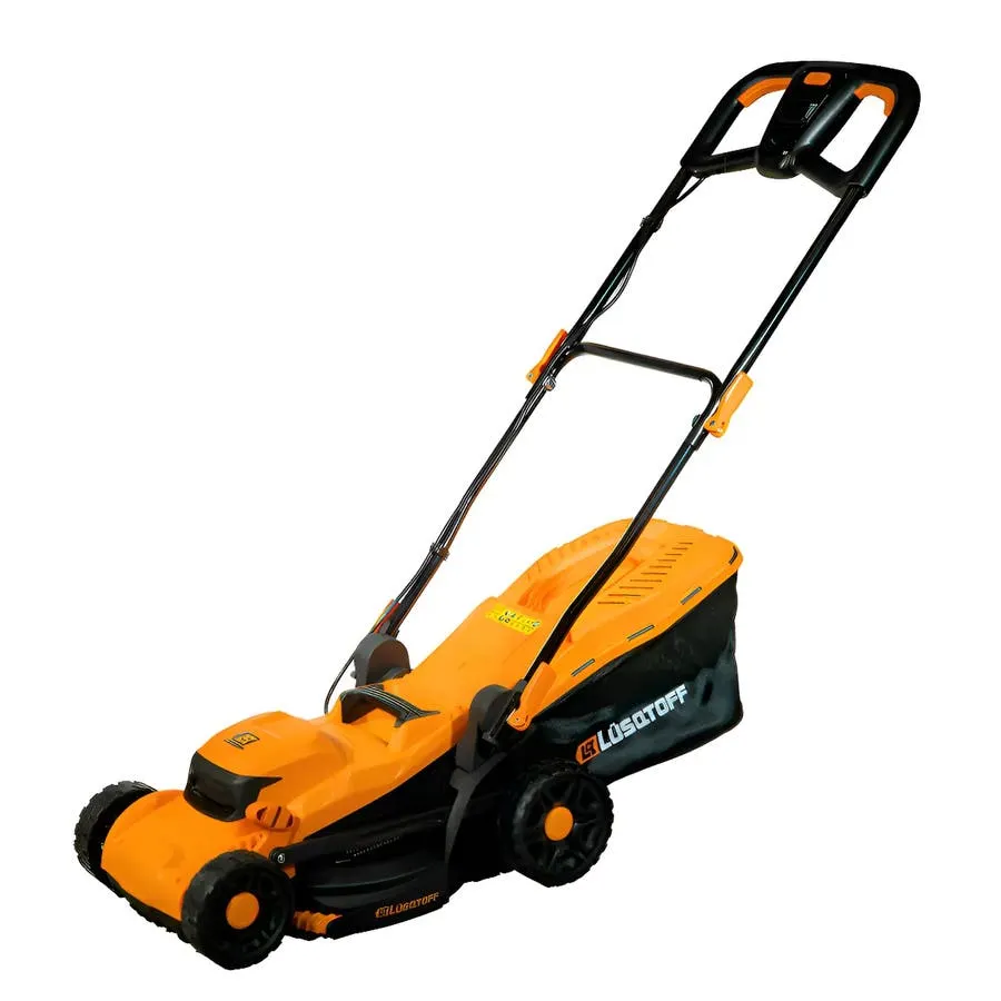 Cortadora de césped eléctrica Lüsqtoff LCO1434-8 1400 W naranja